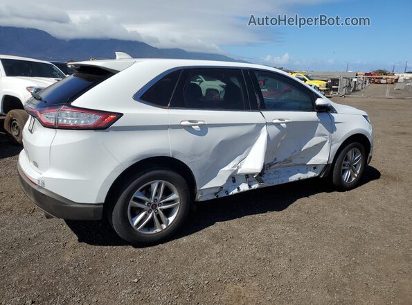 2FMPK3J95HBC27388 2017 FORD EDGE Белый Задняя правая четверть