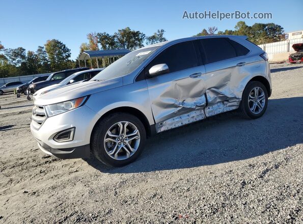 2FMPK3K89GBB06013 2016 FORD EDGE Серебряный Передняя левая четверть