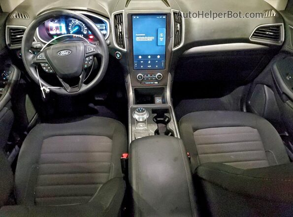 2FMPK4G91MBA11884 2021 FORD EDGE Black Вид панелі приладів