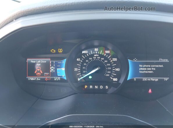2FMPK4G97NBA27069 2022 FORD EDGE Серебряный Вид задних сидений