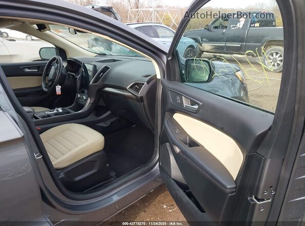 2FMPK4G97NBB14227 2022 FORD EDGE Серый Вид салона спереди