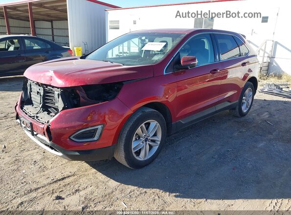 2FMPK4J90GBC07165 2016 FORD EDGE Красный Передняя левая четверть