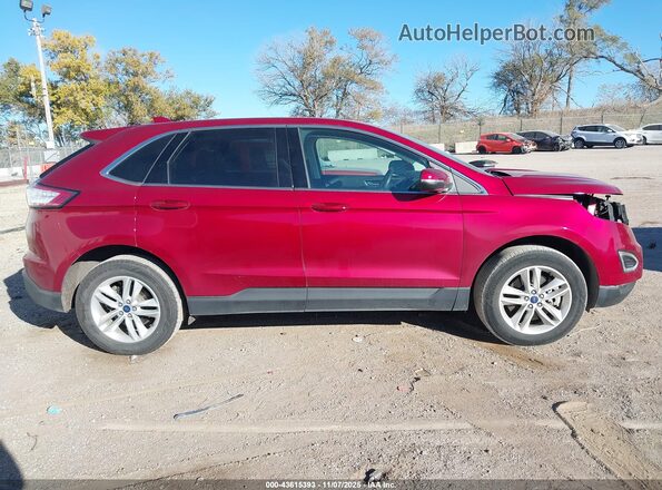2FMPK4J90GBC07165 2016 FORD EDGE Красный Панорамный вид салона 360°