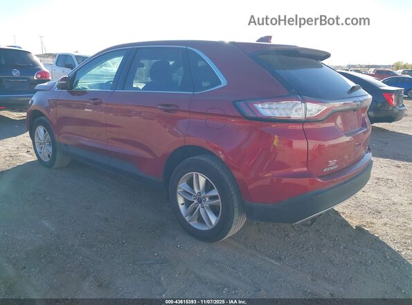 2FMPK4J90GBC07165 2016 FORD EDGE Красный Задняя левая четверть