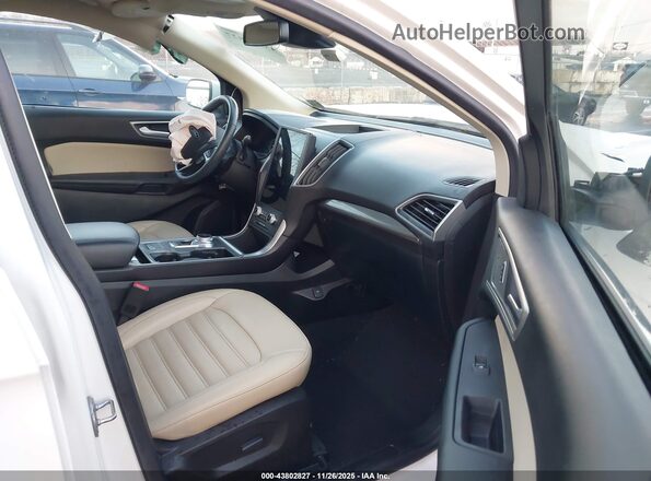 2FMPK4J92PBA49329 2023 FORD EDGE Белый Вид салона спереди