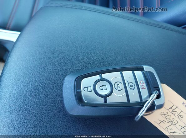 2FMPK4J95NBA22929 2022 FORD EDGE Белый Вид панели приборов
