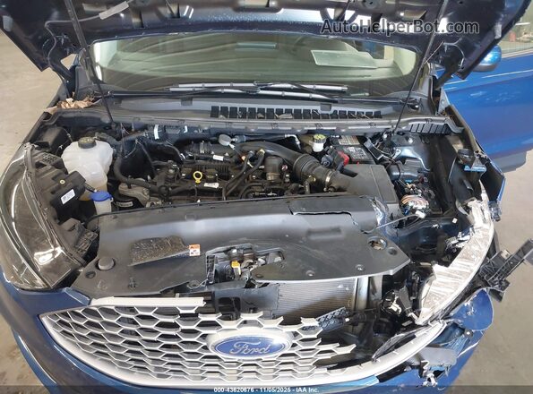 2FMPK4J97PBA22238 2023 FORD EDGE Blue Вид ззаду