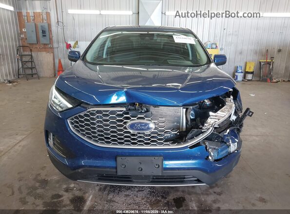 2FMPK4J97PBA22238 2023 FORD EDGE Blue Вид задньої частини салону