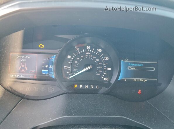 2FMPK4J98NBA88570 2022 FORD EDGE Угольный Вид щитка приборов