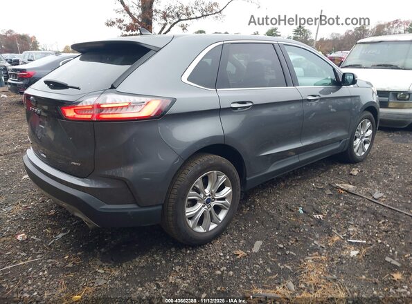 2FMPK4K90NBA35277 2022 FORD EDGE Gray Tył prawy