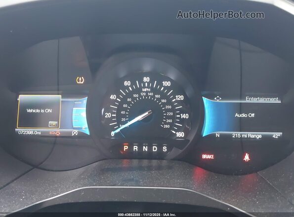 2FMPK4K90NBA35277 2022 FORD EDGE Gray Widok tylnych siedzeń