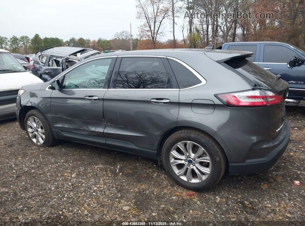 2FMPK4K90NBA35277 2022 FORD EDGE Gray Widok wnętrza 360 stopni