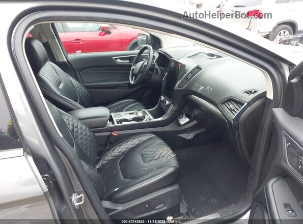 2FMPK4K90PBA46802 2023 FORD EDGE Серый Вид салона спереди