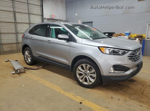 2FMPK4K98PBA46546 2023 FORD EDGE Silver Передня права чверть