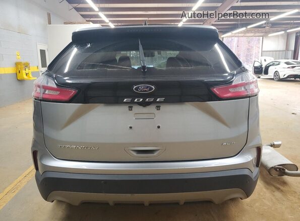 2FMPK4K98PBA46546 2023 FORD EDGE Silver Вид ззаду