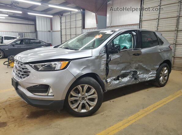 2FMPK4K98PBA46546 2023 FORD EDGE Silver Передня ліва чверть