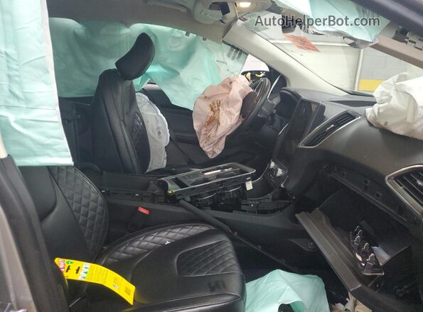 2FMPK4K98PBA46546 2023 FORD EDGE Silver Вид салону спереду