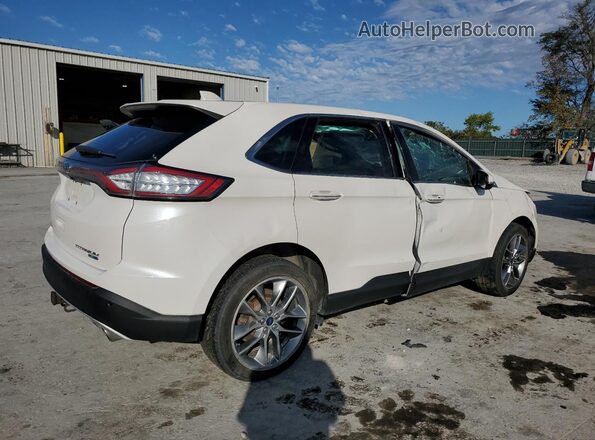 2FMPK4K99GBC64530 2016 FORD EDGE White Tył prawy