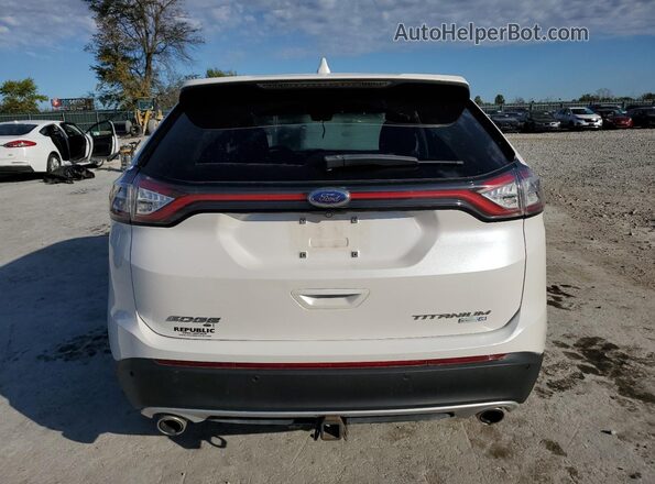 2FMPK4K99GBC64530 2016 FORD EDGE White Widok z tyłu