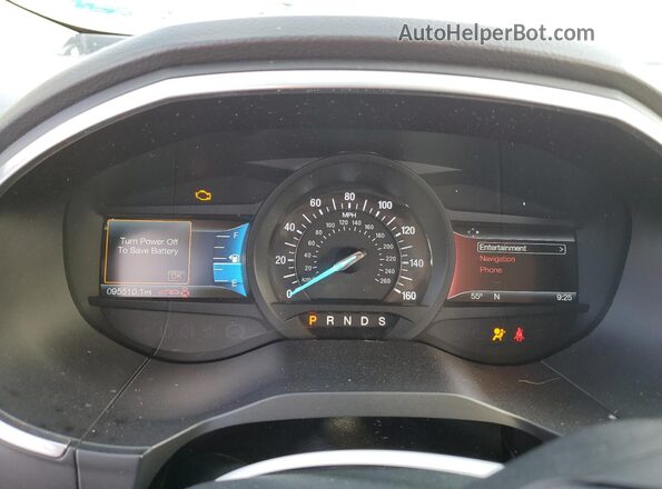 2FMPK4K99GBC64530 2016 FORD EDGE White Widok zestawu wskaźników