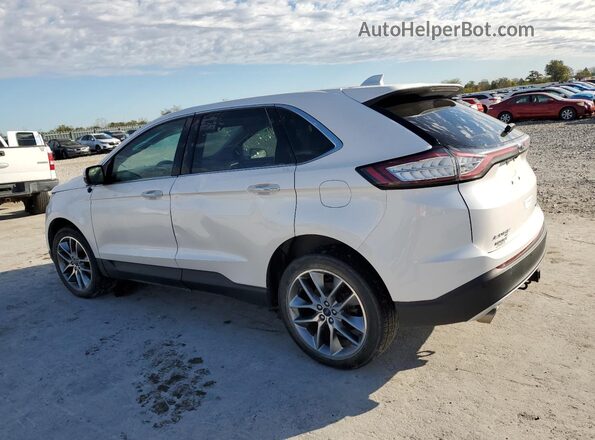 2FMPK4K99GBC64530 2016 FORD EDGE White Tył lewy