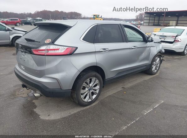 2FMPK4K99NBA86907 2022 FORD EDGE Серебряный Задняя правая четверть