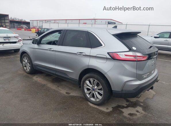 2FMPK4K99NBA86907 2022 FORD EDGE Серебряный Задняя левая четверть