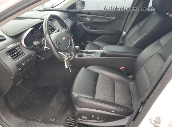 2G1105SA9G9187836 2016 CHEVROLET IMPALA Белый Вид салона спереди