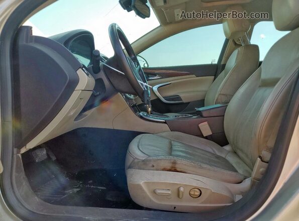 2G4GK5EX2G9124603 2016 BUICK REGAL Silver Vista interior delantera