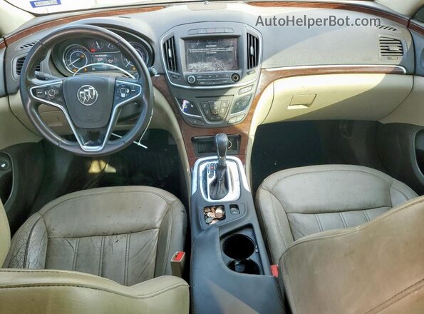 2G4GK5EX2G9124603 2016 BUICK REGAL Silver Vista del salpicadero