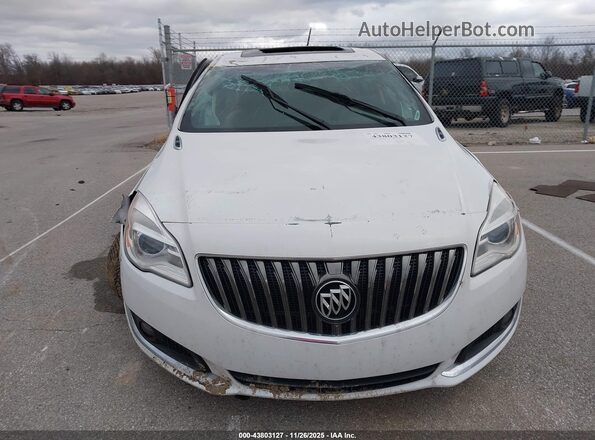 2G4GL5EX3H9137469 2017 BUICK REGAL White Widok zestawu wskaźników