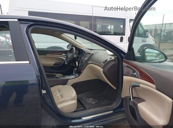 2G4GL5EX9G9104023 2016 BUICK REGAL Dark Blue Вид салону спереду