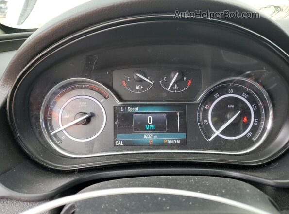 2G4GS5GX4G9101806 2016 BUICK REGAL Silver Вид щитка приладів