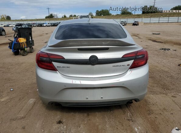 2G4GS5GX4G9101806 2016 BUICK REGAL Silver Вид ззаду