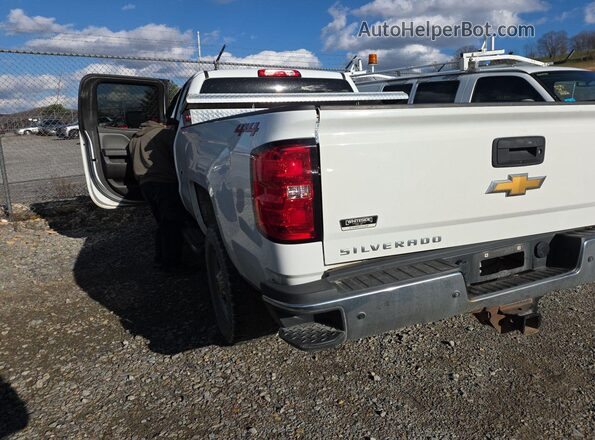 2GC2KREG7K1224838 2019 CHEVROLET SILVERADO White წინა მარცხენა ხედი სამი მეოთხედიდან