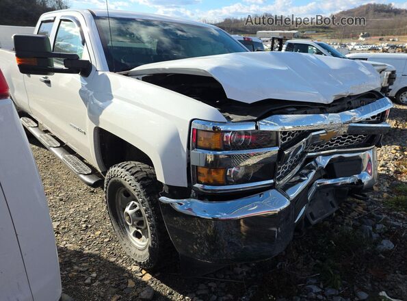 2GC2KREG7K1224838 2019 CHEVROLET SILVERADO White წინა მარჯვენა