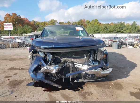 2GCUDAEDXN1508995 2022 CHEVROLET SILVERADO Blue Widok zestawu wskaźników