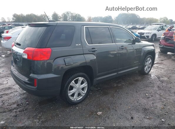 2GKALMEK6H6349779 2017 GMC TERRAIN Серый Задняя правая четверть