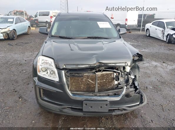 2GKALMEK6H6349779 2017 GMC TERRAIN Серый Вид задней части салона