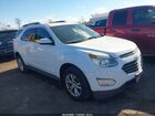 2017 Chevrolet Equinox Lt White vin: 2GNALCEK2H6263690