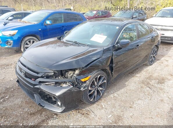 2HGFC1E50KH705960 2019 HONDA CIVIC SI Черный Передняя левая четверть