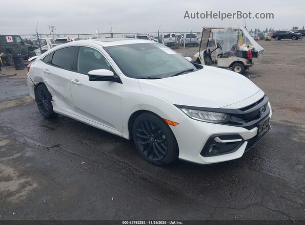 2HGFC1E50LH709461 2020 HONDA CIVIC SI Белый Передняя правая четверть