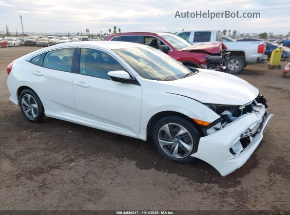 2HGFC2F63MH543743 2021 HONDA CIVIC White Przód prawy