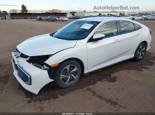 2HGFC2F63MH543743 2021 HONDA CIVIC White Przód lewy