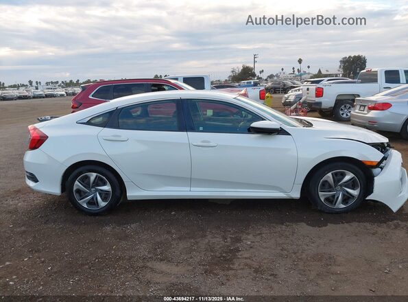 2HGFC2F63MH543743 2021 HONDA CIVIC White Widok wnętrza z tyłu