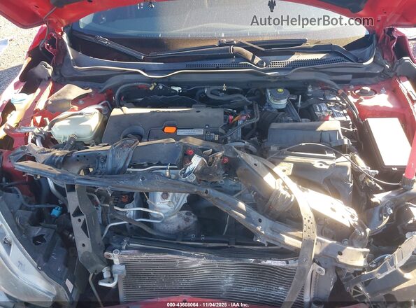 2HGFC2F75GH567202 2016 HONDA CIVIC Красный Вид сзади