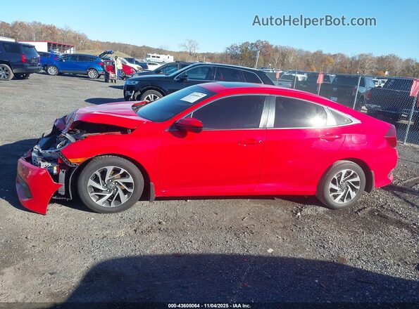 2HGFC2F75GH567202 2016 HONDA CIVIC Красный Панорамный вид салона 360°