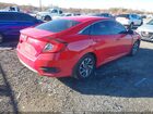 2016 Honda Civic Ex Красный vin: 2HGFC2F75GH567202