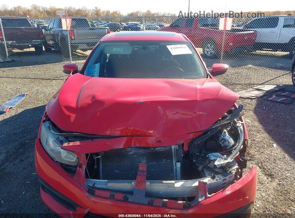 2HGFC2F75GH567202 2016 HONDA CIVIC Красный Вид щитка приборов
