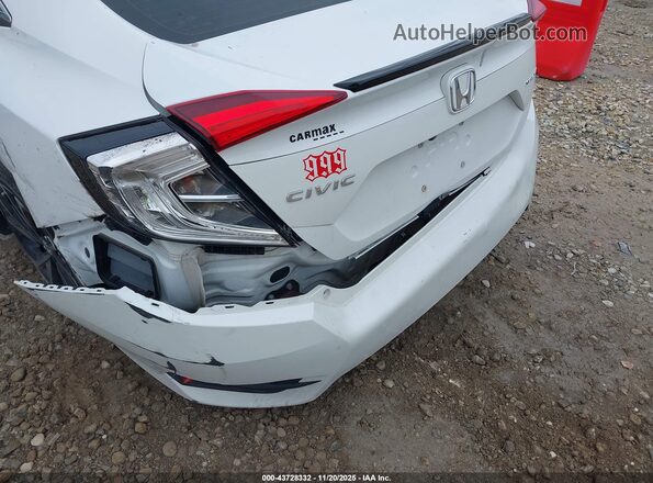 2HGFC2F82LH542227 2020 HONDA CIVIC White Widok z przodu